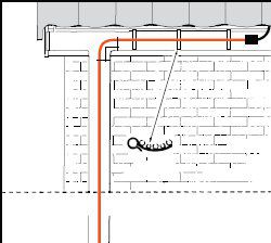 Devi 89846024 DEVIflex™ DTCE-30 Dachrinnenheizung 230V 85 Meter