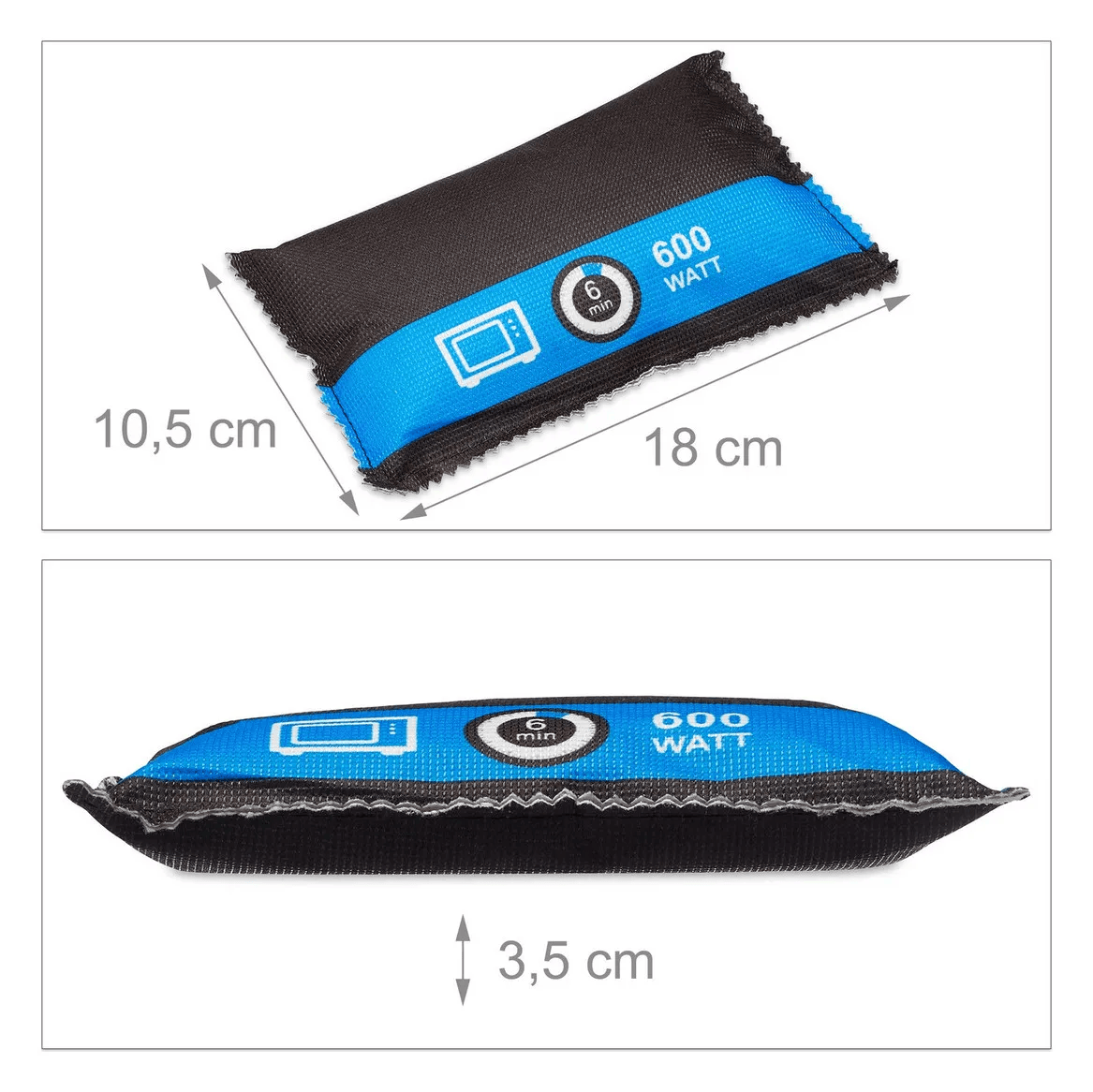 Silberspeer 53725.9 Luftentfeuchter Kissen KFZ, 18 x 10,5 x 3,5 cm