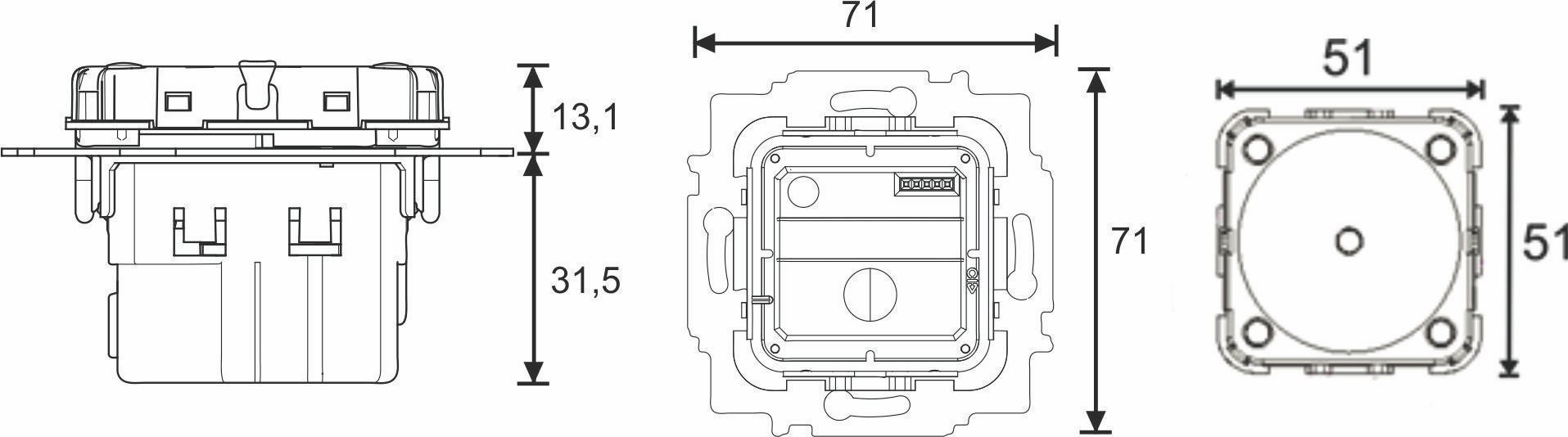 Busch-Jaeger 6212/2.1 Sensor / Dimmaktor 2/1-fach für Busch-free@home®