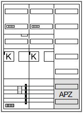 Hager ZB33SET25LS Zählerschrank 2x eHZ / APZ