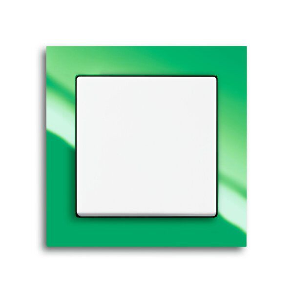 Muster ohne Funktion Busch-Jaeger axcent, grün/studioweiß glänzend