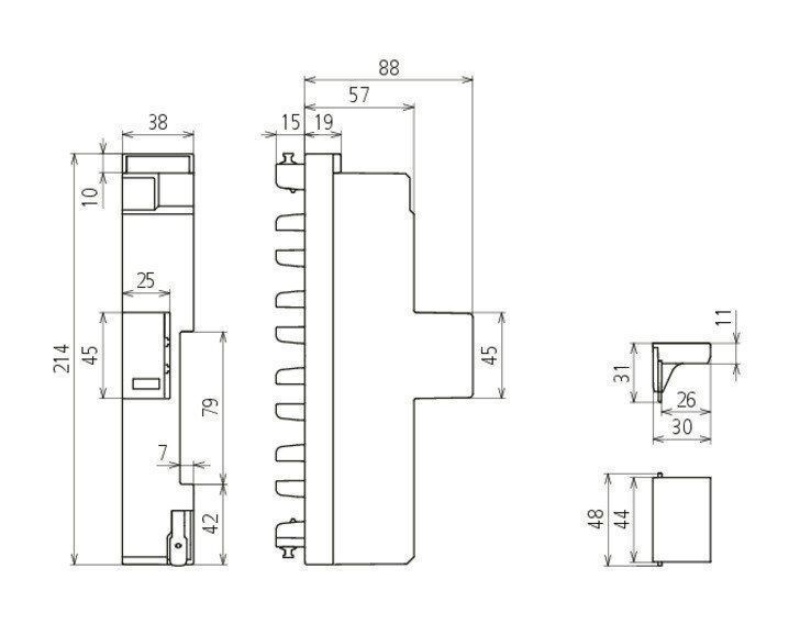 Dehn 909531 Kombi-Ableiter Typ 1+2+3 DEHNshield ZP 2 für TT und TN-S-Systeme