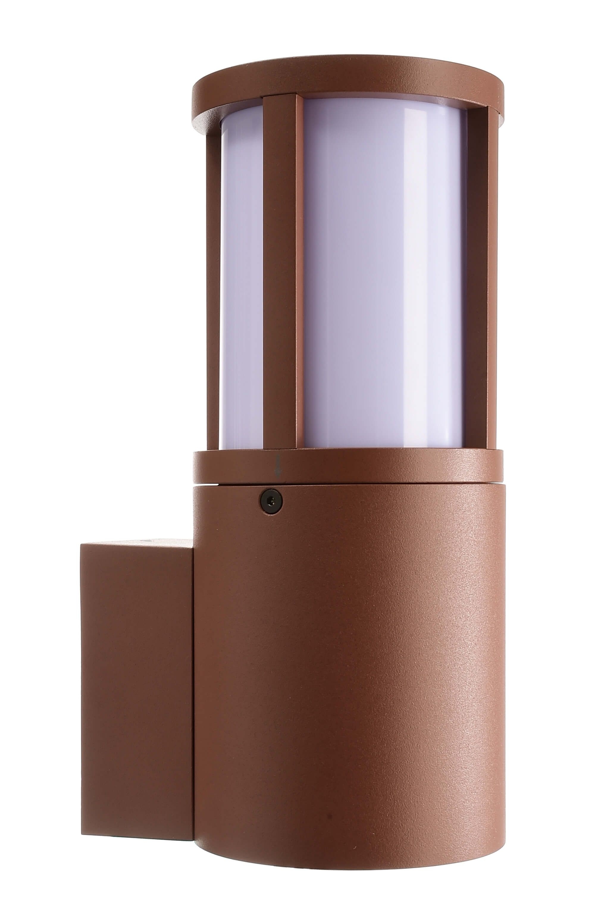 Deko-Light 731156 Wandaufbauleuchte, Facado II rund opal, 1x max 20 W, 220-240 V/AC, 50 / 60 Hz, IP 65, rost