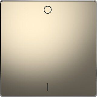 Merten MEG3301-6050 Wippe mit Kennzeichnung 0/ 1, System Design, Nickelmetallic