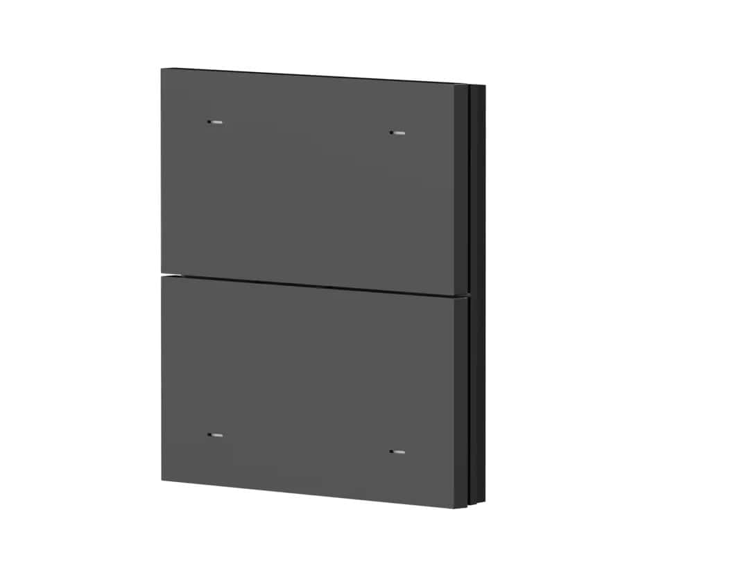 Theben 9080069 2-fach Wippe Kunststoff schwarz für iONprime PB KNX