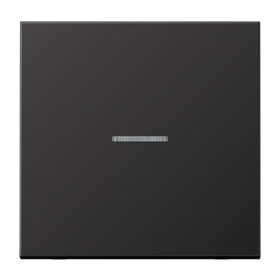 Jung AL10911STRFD KNX RF Taster 1-fach, Aluminium lackiert, Serie LS, dark