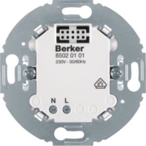 Berker 85020101 Netz-Einsatz für Elektronik-Plattform oder KNX-Funk quicklink, KNX Unterputz