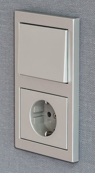 Berker 13237003 Rahmen 2-fach senkrecht, K.5, Alu, Aluminium eloxiert