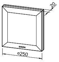 Helios ELS EC 100/60/35 P Ventilatoreinsatz 6413 V=100/60/35m³/h