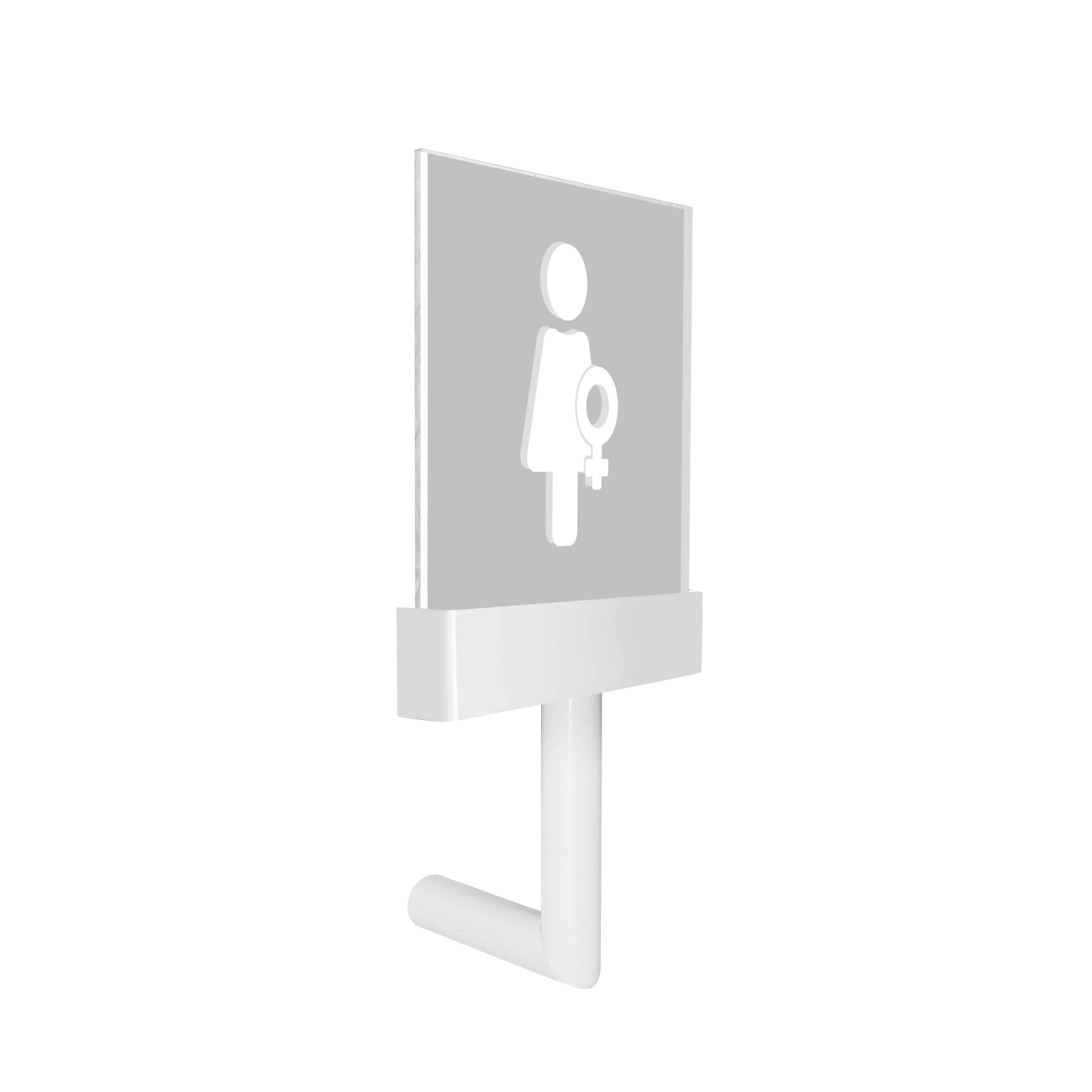 qles LBFB0625 Licht-Board Frontal, für Merten System-M, beleuchtet/LED/warmweiß (3000k), Aktivweiß glänzend, brillant, IP44