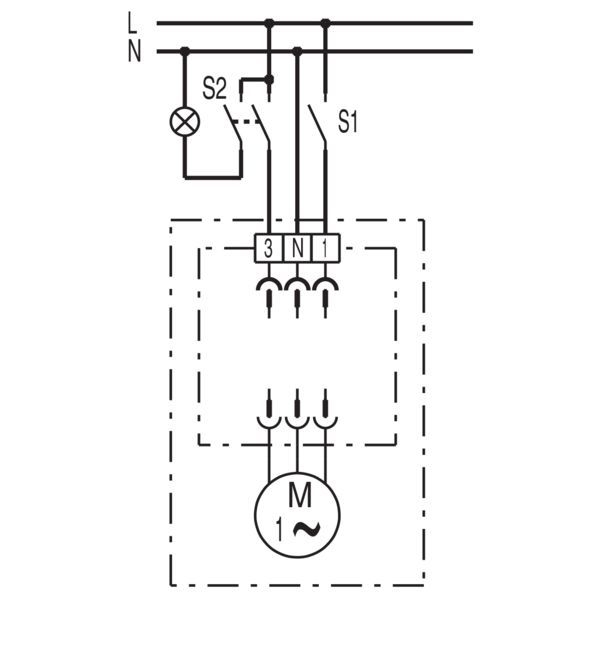 Maico ER 100 G Ventilatoreinsatz mit Grundlastschaltung, 100 m³/h Fördervolumen