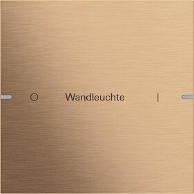 Gira 503138 Wippenset 1-fach individuell für Tastsensor 4.95, Bronze