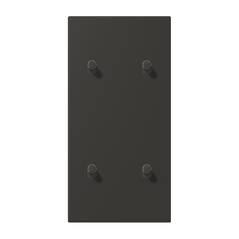 Jung LC12-25R0259 Abdeckung mit Kipphebel "Zylinder", 2 x 2 Kipphebel, senkrecht, ombre naturelle 59