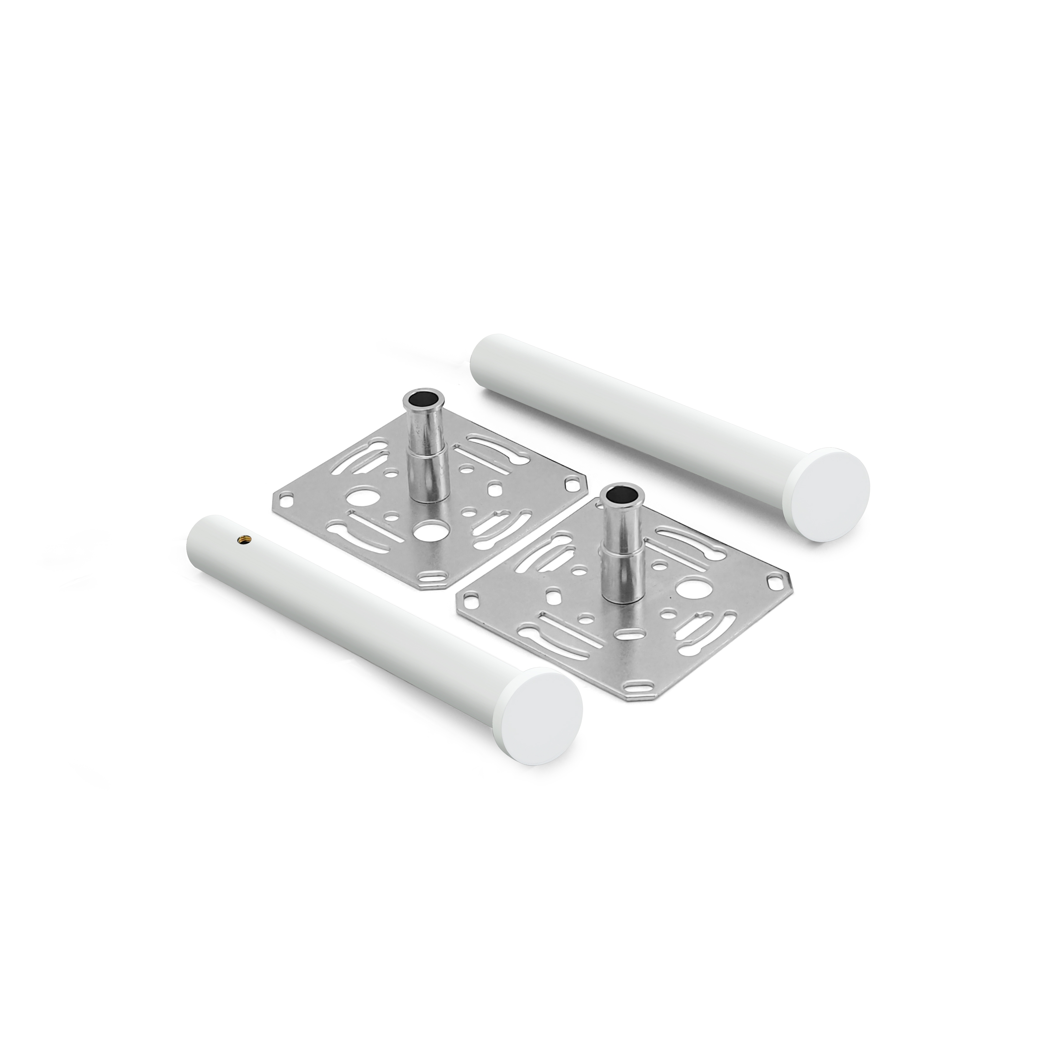 qles RHS0625 Regalhalter 120 mm (2 Stck.), für Merten System-M, Aktivweiß glänzend, brillant