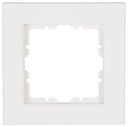 Kopp 402129000 HK07 - Abdeckrahmen 1-fach, Farbe: reinweiß