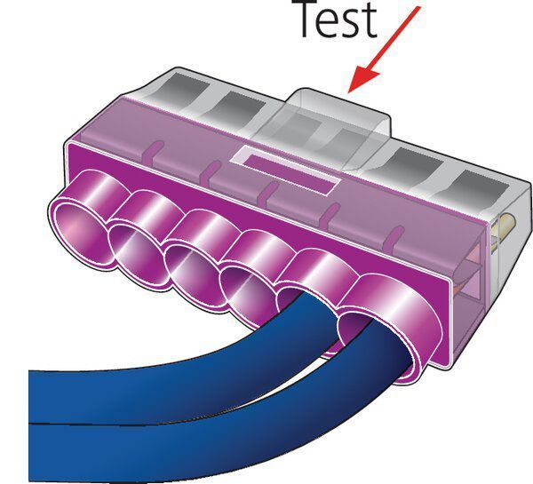HellermannTyton 148-90040 Verbindungsklemmen HCPM-6, 50Stk.