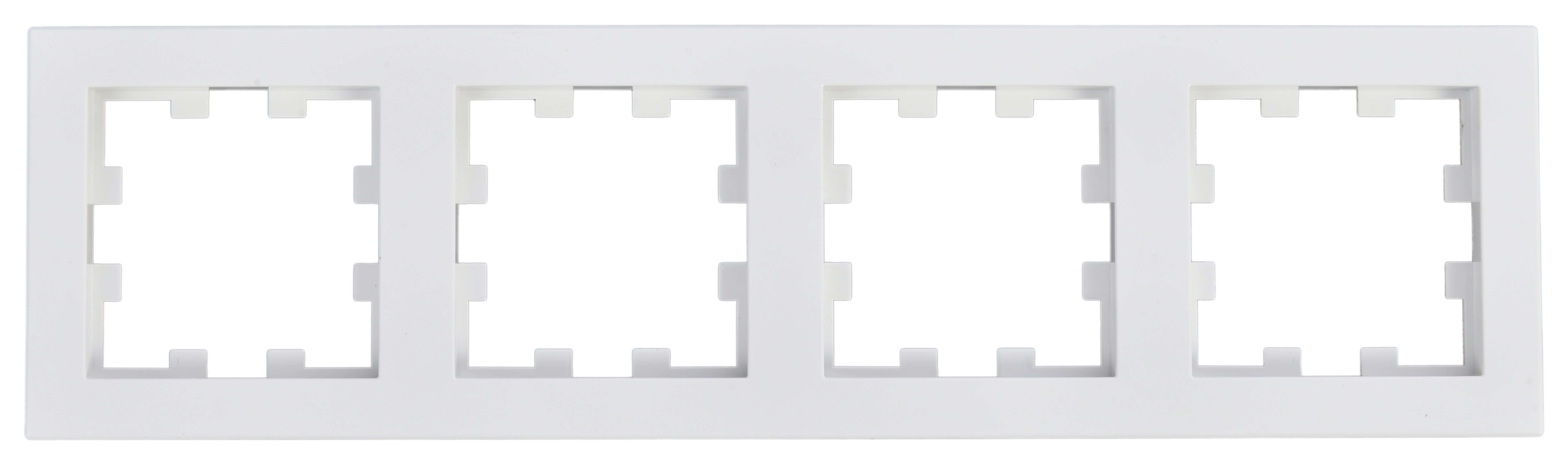 HHG Panasonic WDTF00042WH-EU1 Karre Plus 55 Abdeckrahmen 4-fach, weiß