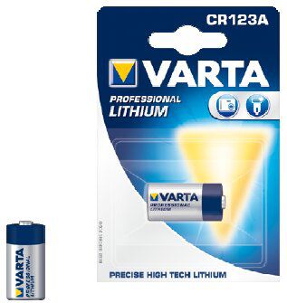 Varta Lithium Professional 3V-Foto-Block Batterie CR123A 1480mAh 1-Stück