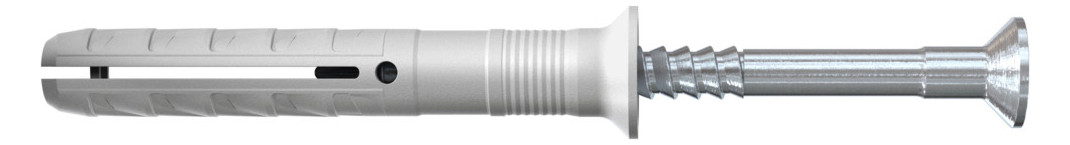Fischer N 8 x 60/20 S , Nageldübel mit Nagelschraube, 50 St.