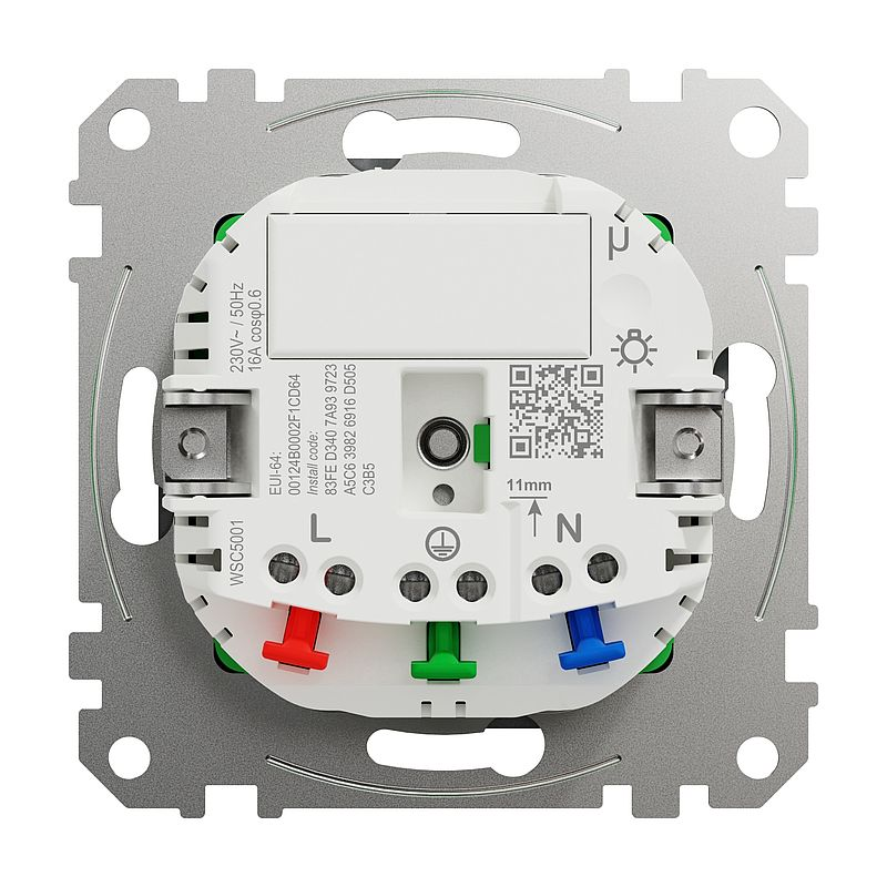 Merten MEG2380-0414 Connected Schutzkontakt-Steckdose 16A, System M, Anthrazit, Thermoplast edelmatt