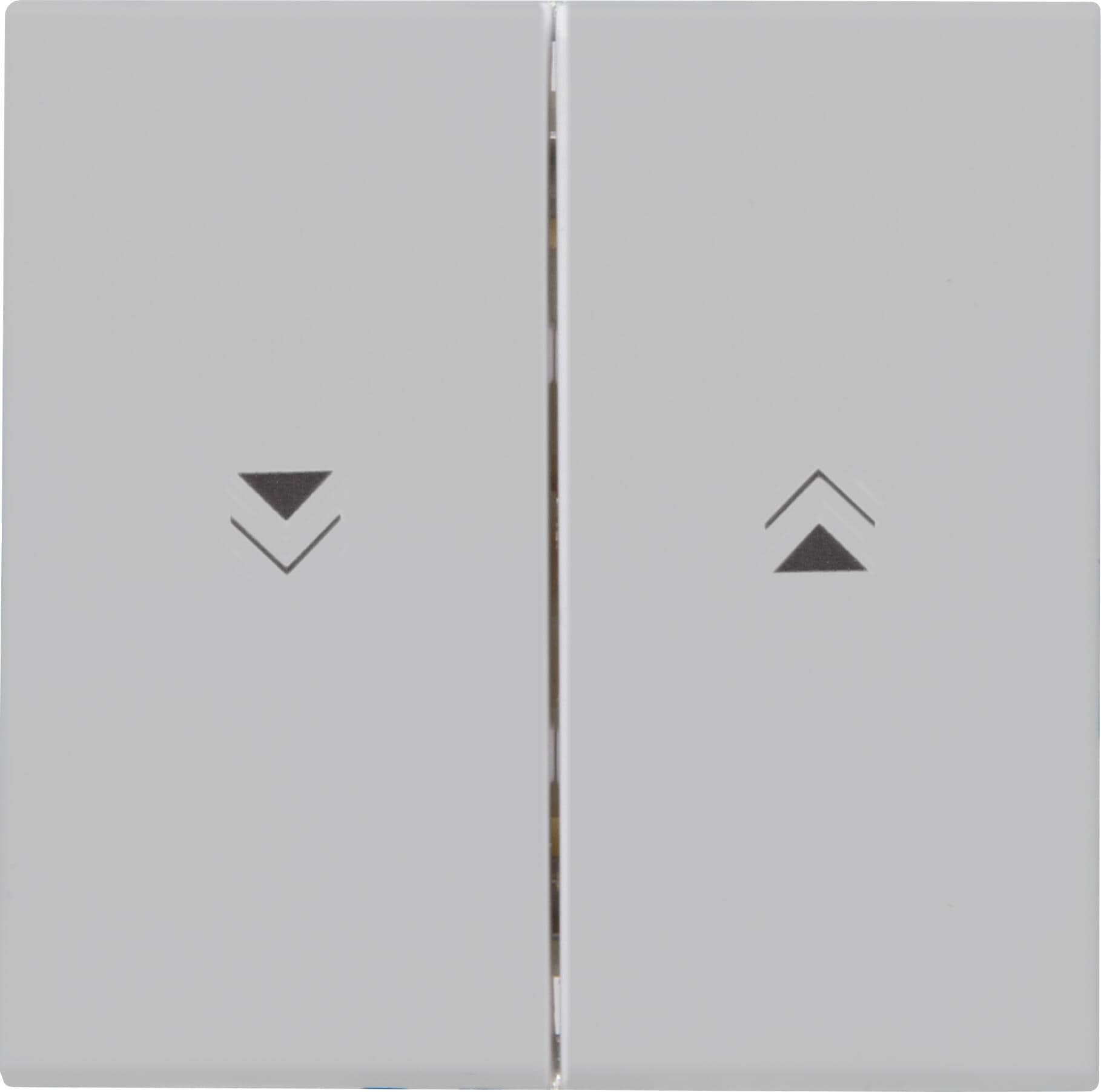 Kopp 490339004 HK07 - Flächendoppelwippe mit Pfeilsymbol, Farbe: grau matt