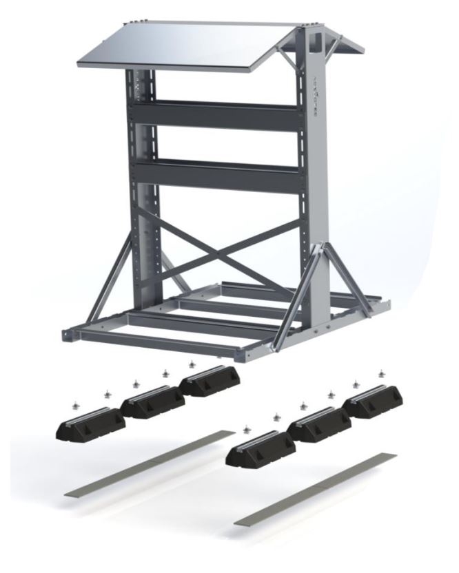 ADEMOTEC 500104901 I-Shelter Twin Shelter L, für zwei PV Wechselrichter