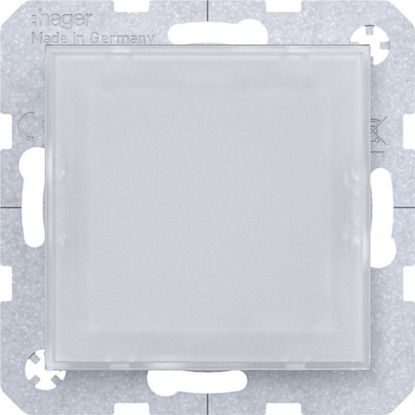 Hager WAF6582WG LED-Signallicht, weiße Beleuchtung, A.x/C.x, lichtweiß glänzend
