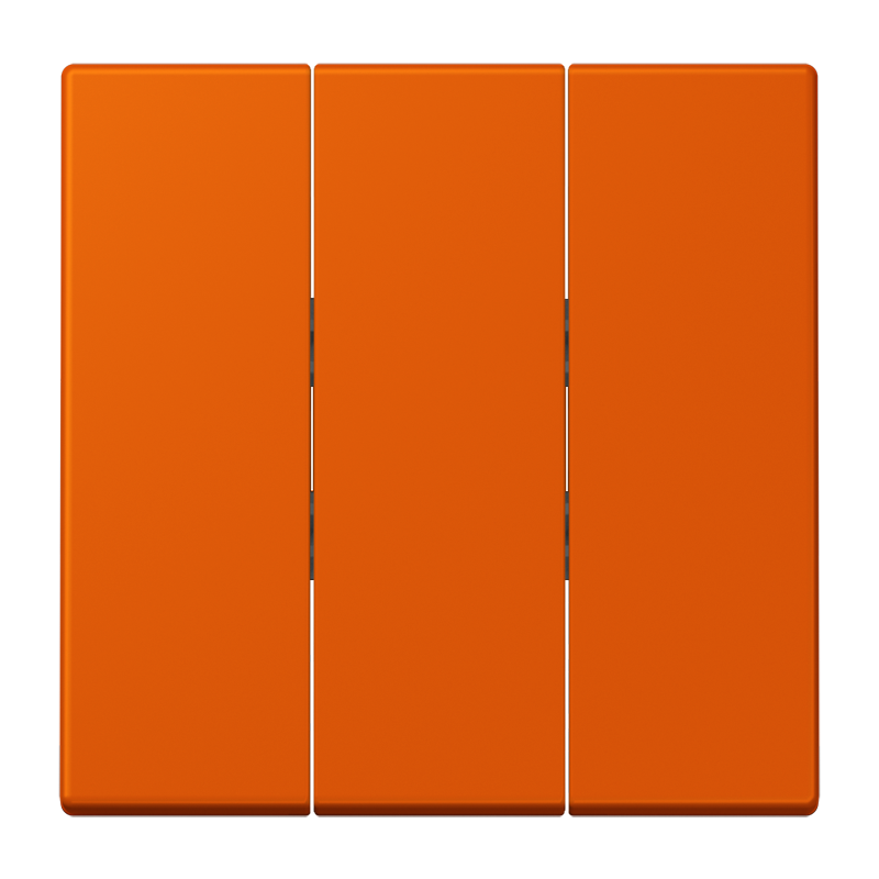 Jung LC993BF260 Wippe 3-fach, Les Couleurs® 4320S, orange vif