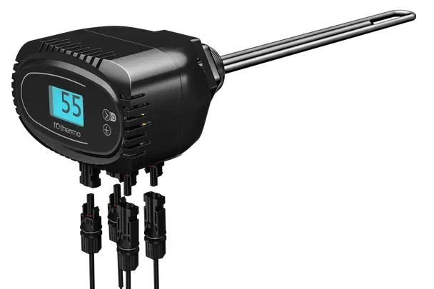Fothermo ROD-1000 Solarheizstab 1000W Warmwasser direkt über PV-Module, 1 MPPT
