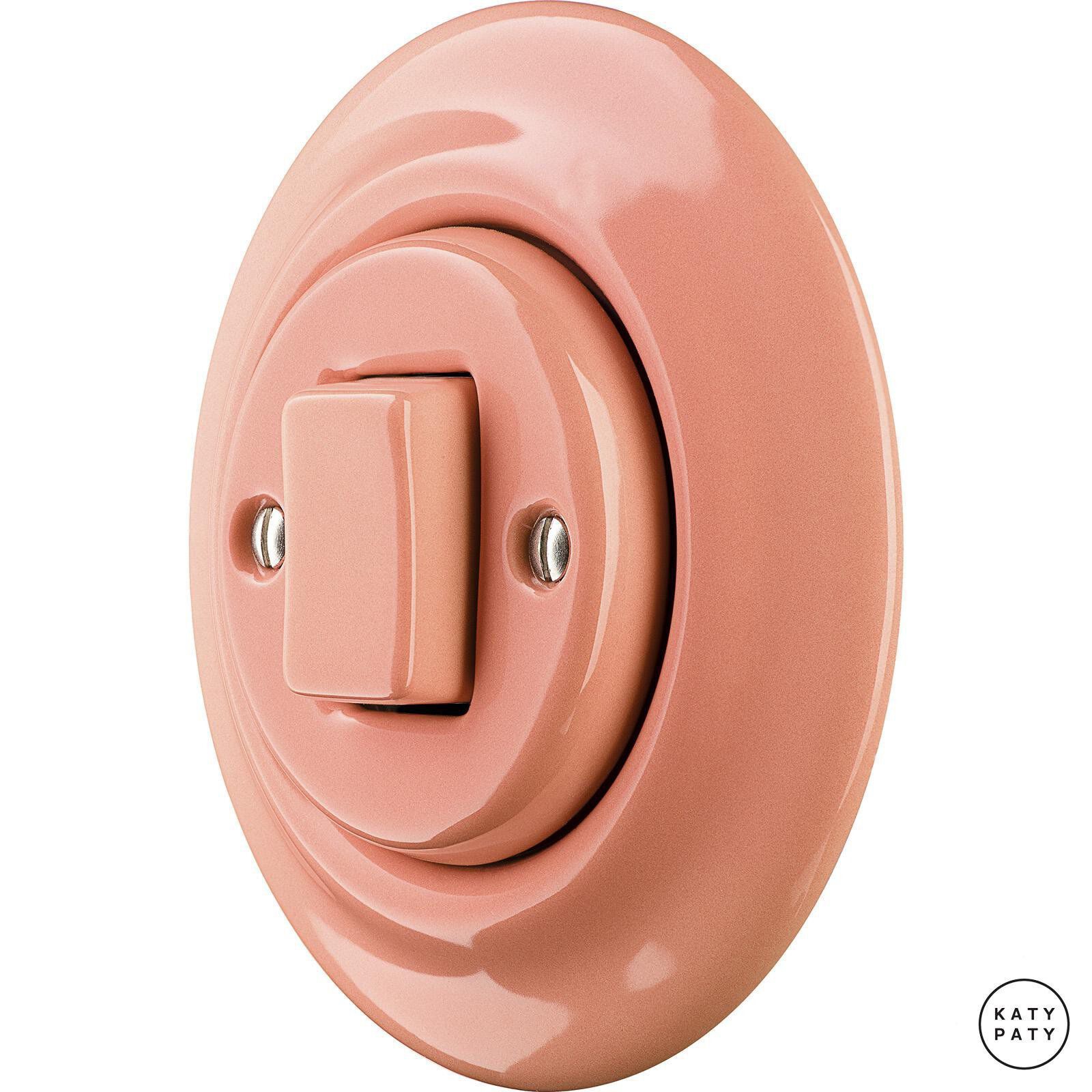Katy Paty Pnoe Salmo LED-Porzellan-Tastdimmer, alle Lasten, LED bis 100W