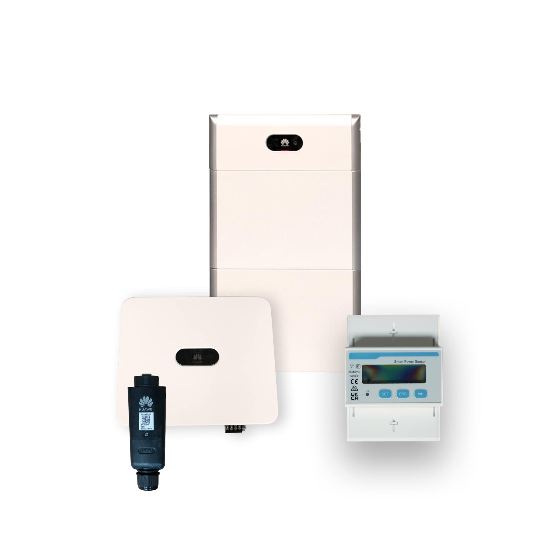 Huawei E24-PV-SET2-HH-10-10S1 PV-Paket Wechselrichter 10 kW + S1-Speichersystem 10 kWh + Smartmeter