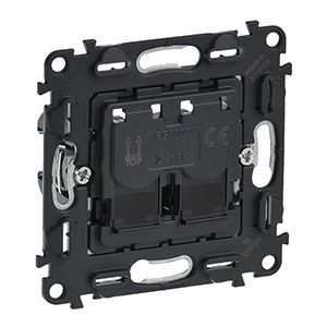Legrand 753047 STP-Datendose 2xRJ45, 2-fach, KAT6