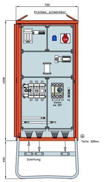 Walther Electric WV0740R1 Verteilerschrank 277kVA