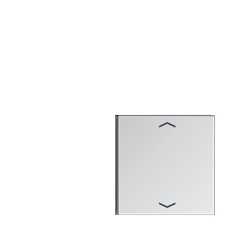 Jung AL2404TSAP14 Taste 4-fach, 1+4, mit Pfeilsymbolen, F40, Serie LS, Aluminium