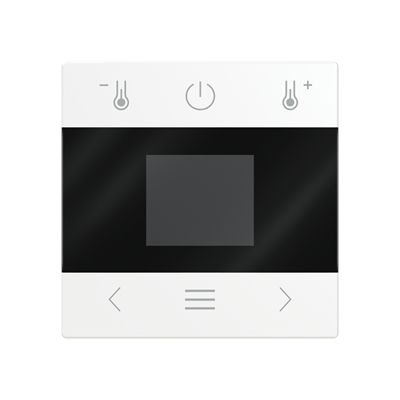 Busch-Jaeger 1794 MDRT-914 Zentralscheibe für Raumtemperaturregler mit Display, Bluetooth, Busch-Flextronics , alpinweiß glänzend, Busch-balance SI