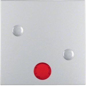 Berker 15721404 Wippe anschraubbar mit 5 beiliegenden Linsen, S.1/B.3/B.7, alu matt