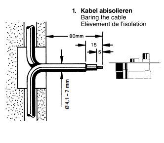 Kathrein ESD 30 Einzelanschlussdose 3-fach für eine Zuleitung