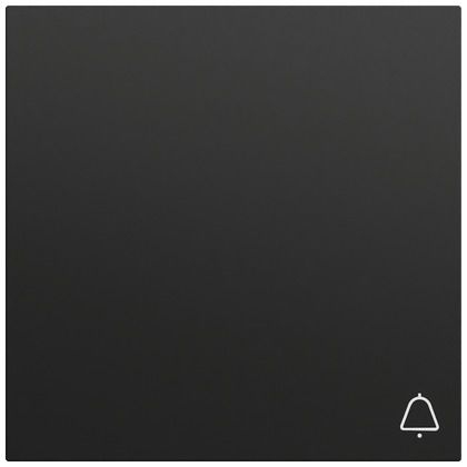 Gira 328674 Wippe mit Symbol Klingel, System 70, schwarz matt (lackiert)