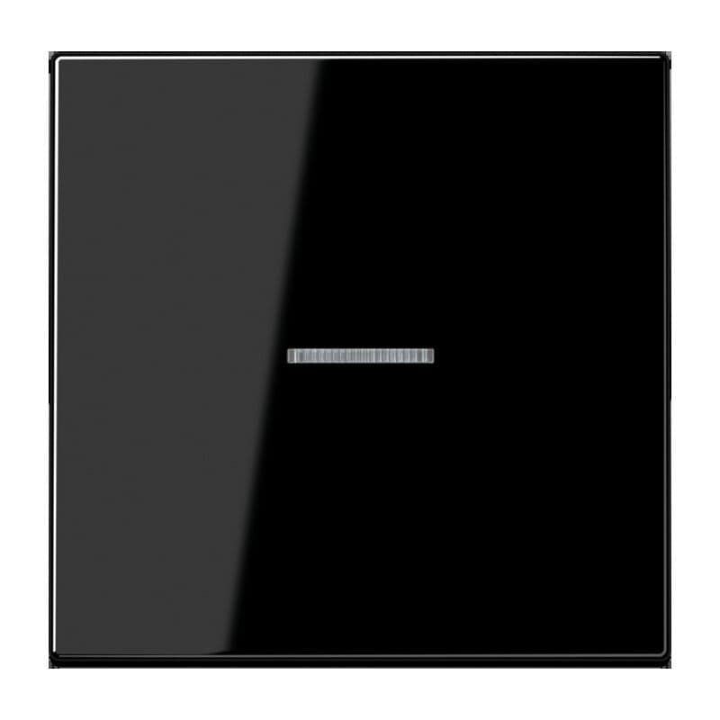 Jung LS990KO5SW Wippe mit Lichtleiter, Duroplast, Serie LS, schwarz