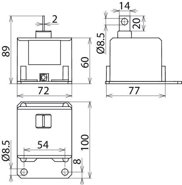 Dehn 900220 Koordinierter Blitzstromableiter Typ 1 DEHNbloc Maxi S 1-polig 255V AC