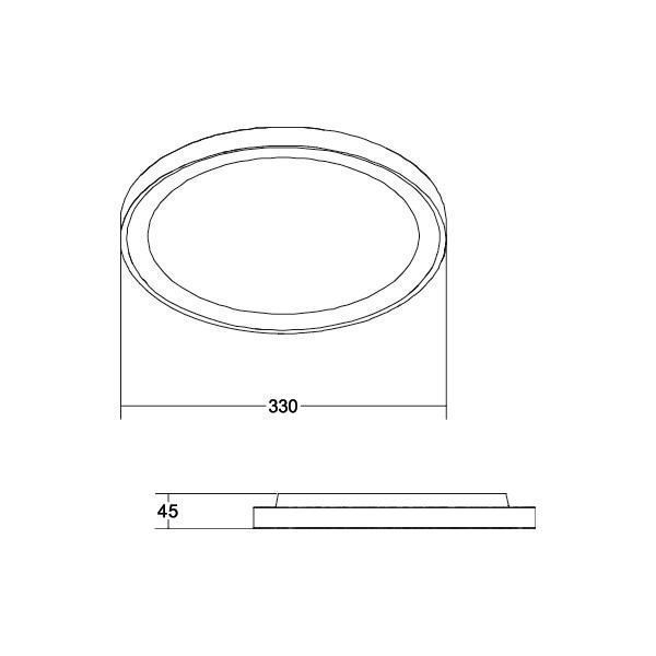 Brumberg 12208083 LED-Anbaudownlight 230 V AC, 50 Hz, 30 W, 110°, direkt/indirekt, 3000 K bis 6000 K, schwarz
