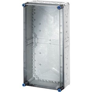 Hensel Mi 0400 Mi-Leergehäuse, Einbaumaße 275x575x146mm, transparenter Deckel