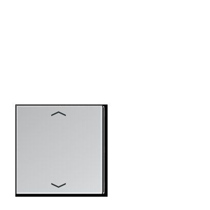 Jung AL2404TSAP23 Taste 4-fach, 2+3, mit Pfeilsymbolen, F40, Serie LS, Aluminium