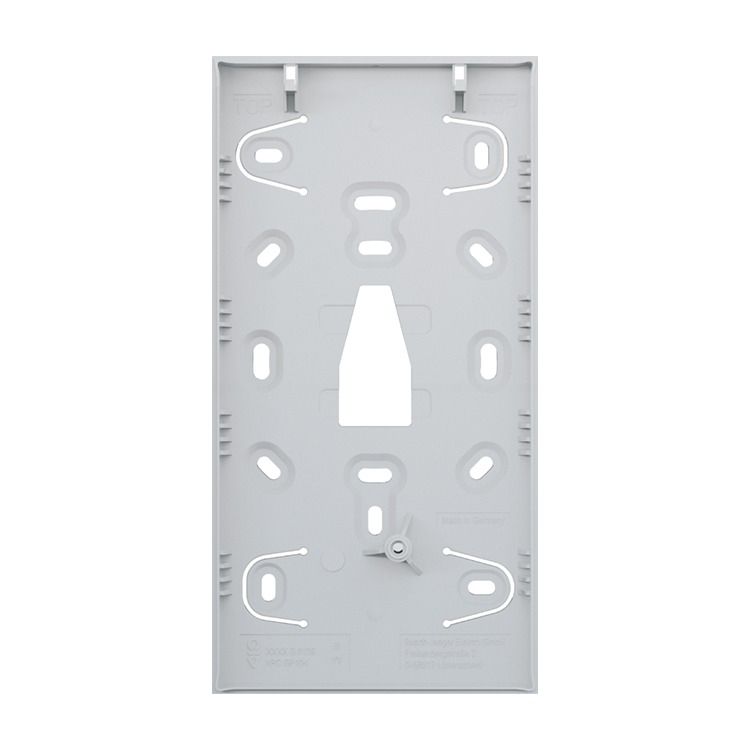 Busch-Jaeger SAB/A.0.11-83 AP-Rahmen groß, aluminium silber matt, Busch-Tenton