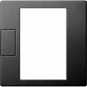 Merten MEG5775-0414 Zentralplatte für Universal Temperaturregler-Einsatz mit Touch-Display anthrazit, System M