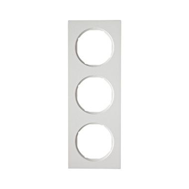Berker 10132289 Rahmen 3-fach, R.3, polarweiß glänzend