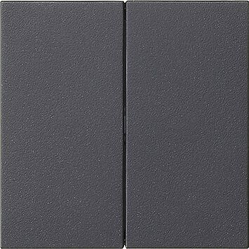 Gira 536228 S3000 Bedienaufsatz 2-fach, System 55, anthrazit