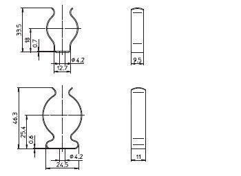 Houben 100442 Lampenhalter für T8 Leuchten