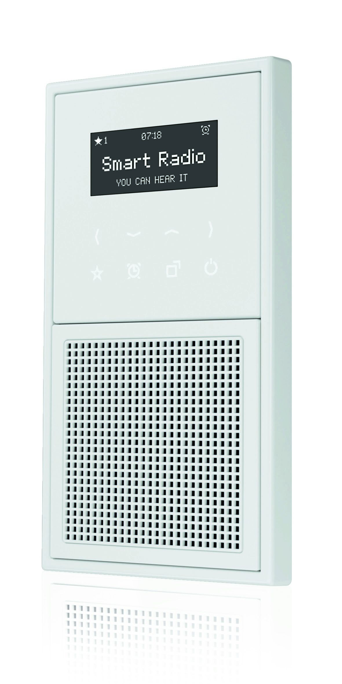Jung DABLSBTWW Smart Radio DAB+ Bluetooth®, Serie LS, alpinweiß
