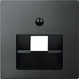 Merten 298314 Zentralplatte für UAE-Einsatz, 1-fach, System M, anthrazit